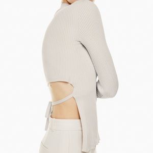 Babaton backless shirt